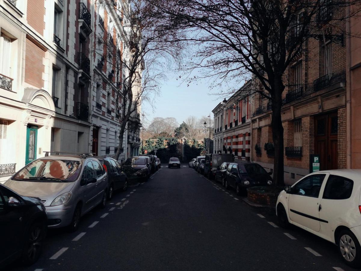 Studio dans un quartier résidentiel à Montrouge avec le métro à 2 min Exterior foto